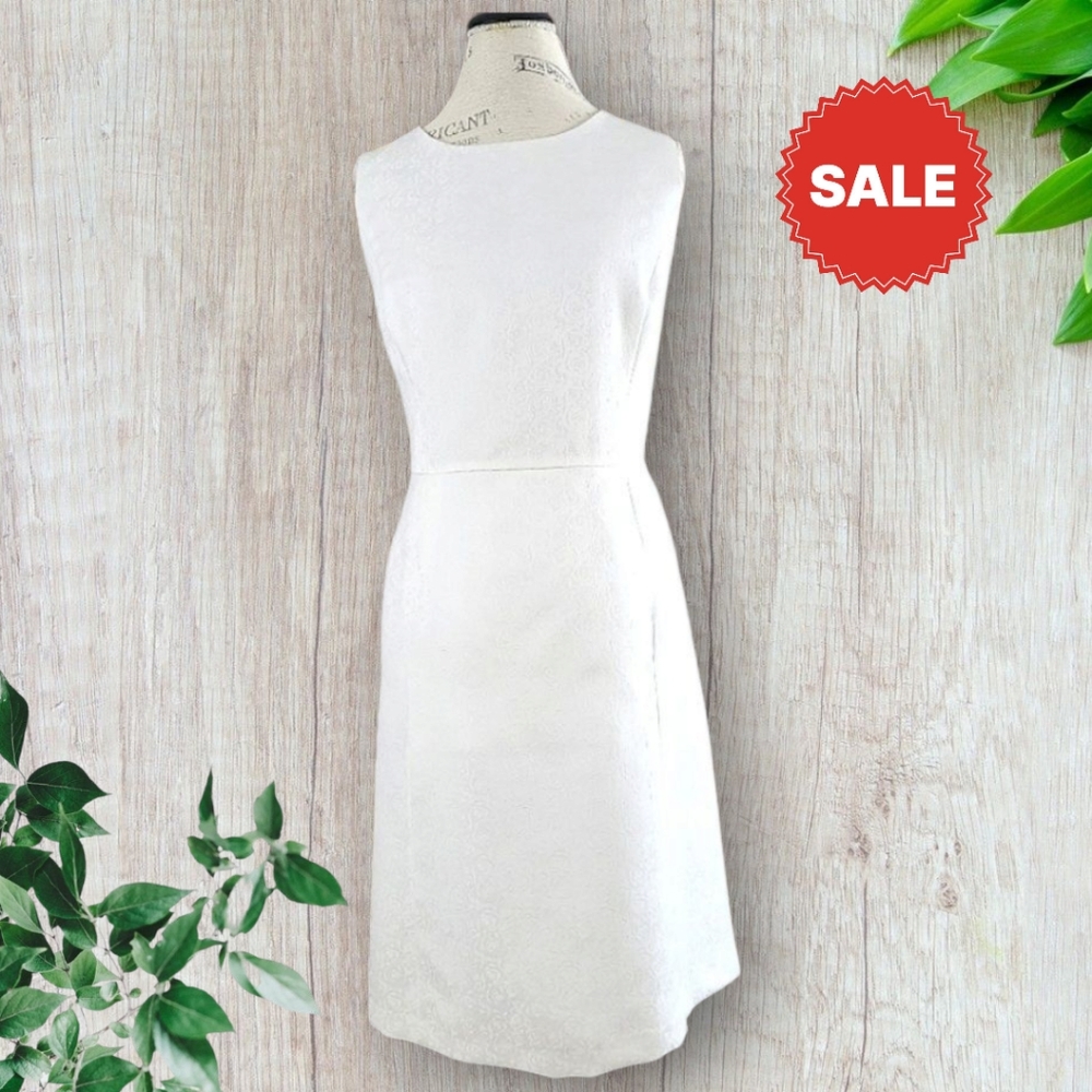 NWT White on White Dress, Jones Wear Dresses, Size 16